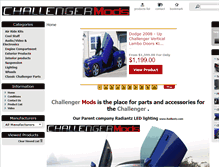 Tablet Screenshot of challengermods.com